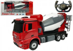 Rc betoonisegisti veoauto Rastar Mercedes Benz Arocs, valge/punane