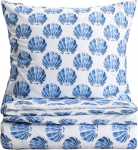 Voodipesukomplekt Homla EC Pearla 243504, sinine v./valge v., 200 x 220 cm