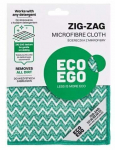 Lapp, universaalne Eco Ego Zig-Zag, valge v./roheline v., mikrokiud