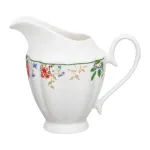 Piima anum Ambition Rosalia, 14.5 cm x 8.5 cm x 13 cm, valge v./mitmev&auml;rviline, portselan