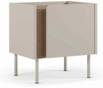 &Ouml;&ouml;kapp Kalune Design Lucile, tamm v./liivakarva pruun v., 47.8 cm x 45.5 cm x 35 cm