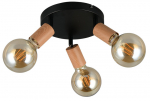 Valgusti lagi Reality Lamego R86683335, E27, 3 x 10 W, puidu v.