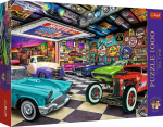 Pusle Trefl Tea Time Car Collectors Garage 10845, 48 cm x 68 cm, 1000 tk, mitmev&auml;rviline