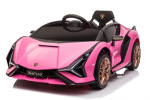 Laste elektriauto Lamborghini Sian, roosa v.