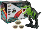 Interaktiivne m&auml;nguasi dinosaurus Lean Toys Simulated Flame Spray Tyrannosaurus Rex, roheline v.