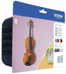 Tindiprinteri kassett Brother LC-127XL, sinine v./must v./kollane v.