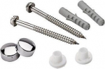 Paigalduskomplekt OEM Hrom, tualettruum, 6 mm x 80 mm