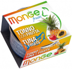 Kassi m&auml;rgtoit Monge Fruits, kalaliha/tuunikala, 0.08 kg