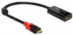 Adapter Delock 63928 Displayport 1.2 female, USB Type-C male, 0.2 m, must v.