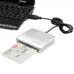 ID-kaardi lugeja Fusion Accessories ID Card Reader + SIM Silver