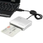 ID-kaardi lugeja Fusion Accessories ID Card Reader + SIM Silver
