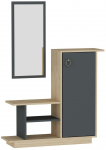 Esiku m&ouml;&ouml;blikomplekt Kalune Design Asia, sise, antratsiit v./tamm v.