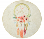 Vannitoa p&otilde;randamatt Foutastic Dream 359CHL1448, mitmev&auml;rviline, 100 cm x 100 cm, &Oslash; 100 cm