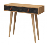 Konsoollaud Kalune Design Illas, tamm v./tumehall v., 80 cm x 30 cm x 87.6 cm