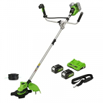 Akutoitel v&otilde;sal&otilde;ikur-trimmer Greenworks GD24X2BCB, 24 V