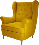 Tugitool Aros 1F, kollane v., 90 cm x 107 cm x 103 cm