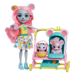 Nukk Mattel Enchantimals Enchantimals Mauria Mouse HKR57, 15 cm, mitmev&auml;rviline