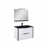 Vannitoakapp valamuga Masterjero Aria, valge, 46 cm x 80 cm x 60 cm