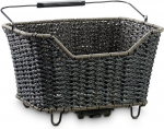 Jalgrattakott ACID Rear Basket BASK73, plastik/teras/punutud, must