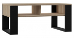 Kohvilaud Modern 2P, must v./sonoma tamm v., 90 cm x 58 cm x 50 cm