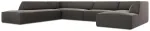 Nurgadiivan Micadoni Home Ruby Panoramic 7 Seats, tumehall v., vasak, 366 x 273 cm x 69 cm
