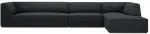 Nurgadiivan Micadoni Home Ruby 5 Seats, must v., parem, 366 x 180 cm x 69 cm