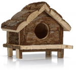 Maja n&auml;rilistele Beeztees Forest Chalet, 15 cm x 15 cm x 16.5 cm, pruunikas v.