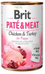 M&auml;rg koeratoit Brit Pat&eacute; & Meat DLZRITKMP0055, kanaliha/kalkun, 0.8 kg