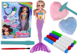 Kaunistuskomplekt Lean Toys DIY Mermaids, mitmev&auml;rviline