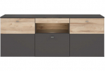 TV-laud Forte, tamm v./hall v., 52 cm x 149.8 cm x 59.3 cm