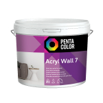 Dispersioonv&auml;rv Pentacolor Acryl 7, valge v., 10 l