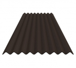 Bituumenlaineplaat Gutta GUTTAPRAL K9, pruun, 200 cm x 85 cm x 0.26 cm