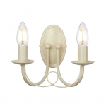 Valgusti seinale Elstead Lighting Minster 2, E14, 2 x 60 W, kuldne v./kreemjasvalge v.