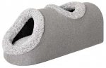 Kassimaja Hobbydog Bullet, valge/hall, 80 cm x 30 cm