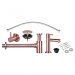 Valamusegisti su sifonu ir santechninėmis jungtimis, vask v.