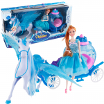 Nukk aksessuaaridega Ice Snow Pegasus, 27 cm, sinine