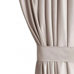 &Ouml;&ouml;kardin Restilo Velvet, helebeež, 140 cm x 270 cm