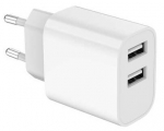 Telefoni laadija Gembird TA-UC-2A12-01, USB Type A, 12 cm, valge v., 12 W