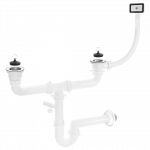 Sifoon vannitoavalamu jaoks Kuchinox, valge v.