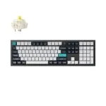 Juhtmevaba m&auml;nguklaviatuur Keychron Q6 Max Wireless Q6M-M4 Gateron Jupiter Banana, Inglise (US), must v.