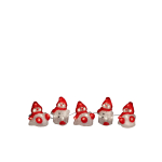 J&otilde;uludekoratsioon "Lumememm" LED-valgustusega, 12.5 cm, 400 cm, valge v.
