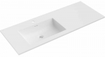Vannitoa kraanikauss Mexen Otis Left, konglomeraat, 121 cm x 46.5 cm x 16.8 cm, valge