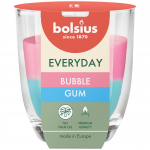 K&uuml;&uuml;nal, l&otilde;hna Bolsius Bubble Gum, 21 h, Roosa v./Helesinine v.