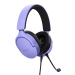Juhtmega m&auml;nguri peakomplekt Trust Fayzo GXT 489, violetne