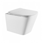 WC-pott, seinapealne Laveo Kvadrato CycleOn 2.0, kaanega, 360 mm x 490 mm