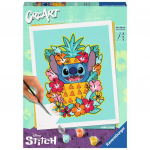 Maalimine numbrite j&auml;rgi Ravensburger CreArt Disney Stitch, mitmev&auml;rviline, 24 x 30 cm