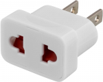Adapter Deltaco Baltic, Europlug/USA, valge v.
