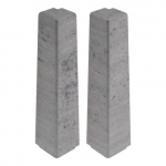 P&otilde;randaliistu v&auml;lisnurk Cezar MasterLine80 836145, 1.72 cm x 8.15 cm, hall v., 2 tk