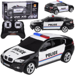 Rc politseiauto BMW X6, 1:24, must