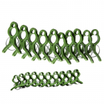 Taimeklambrid 4IQ, 4 - 6 cm, 3 - 4.5 cm, plastik, roheline v., 20 tk